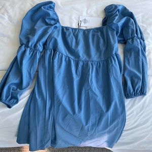 New with tags! Blue baby doll dress